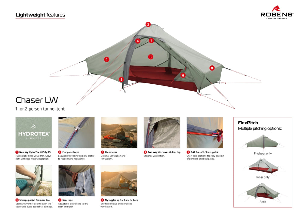 Chaser 1 LW 1 Person Tent