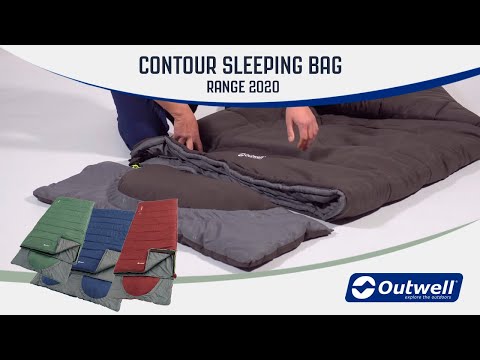 Contour Lux Deep Blue Single Sleeping Bag (LH)