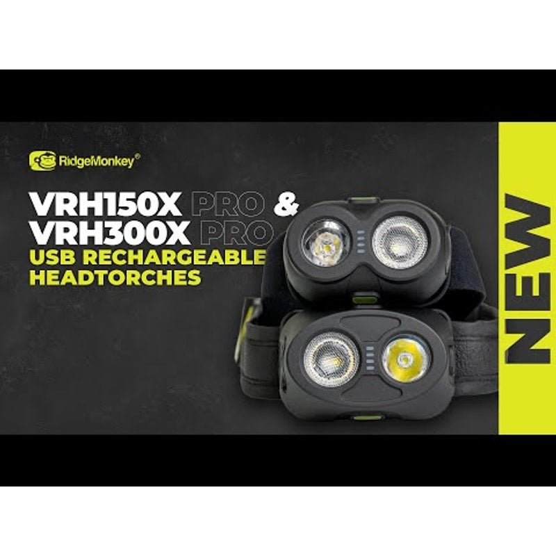 VRH300X Pro USB Rechargeable Headtorch