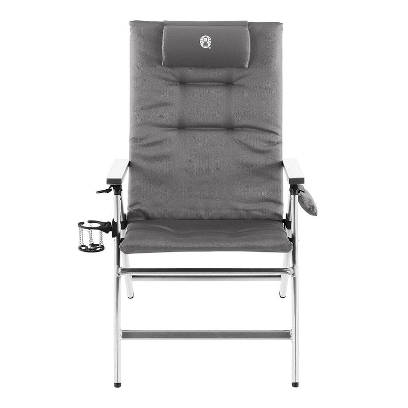 5 Position Padded Recliner Chair - Grey