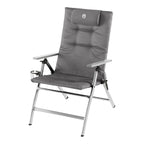 5 Position Padded Recliner Chair - Grey