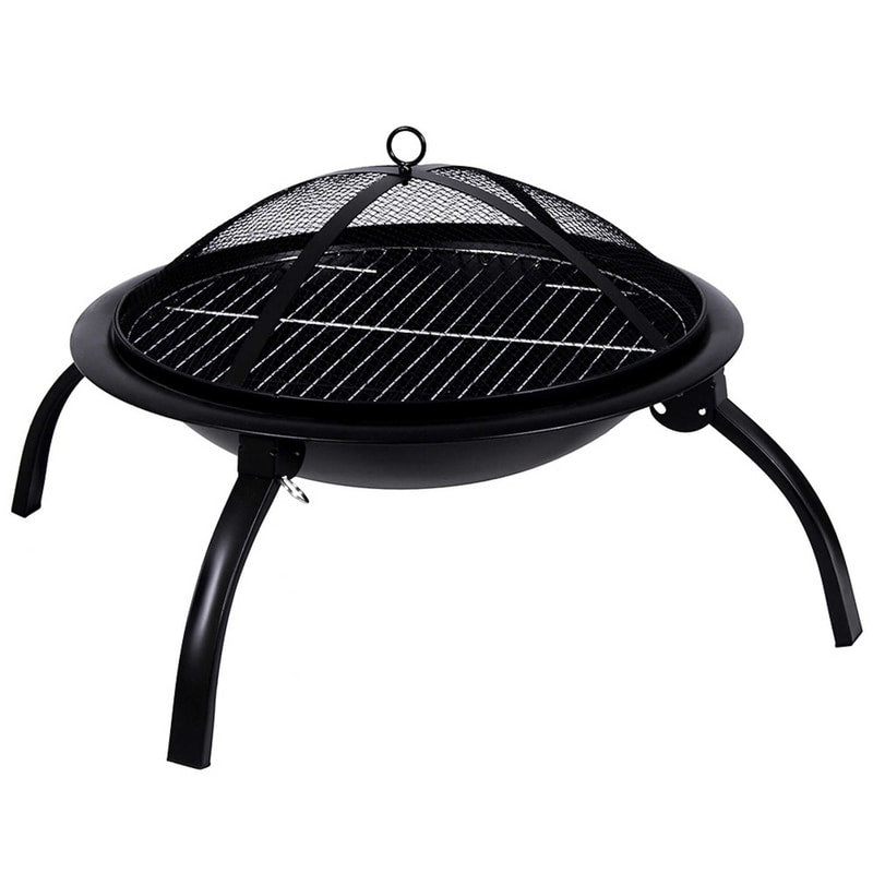 Kaida Traveller Portable Fire Pit + BBQ
