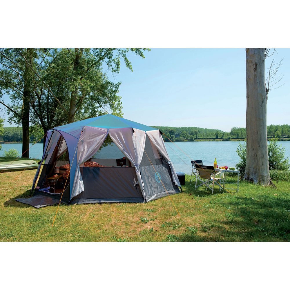 Cortes Octagon 8 Man Tent - Blue