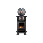 Matt Black Provence Living Flame Portable Calor Gas Stove