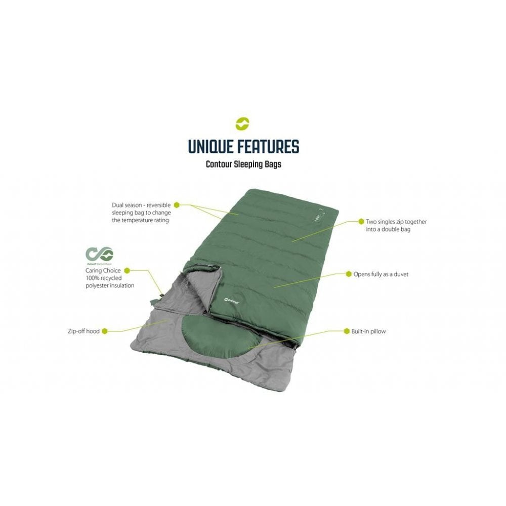 Contour Sleeping Bag (LH) - Dark Purple