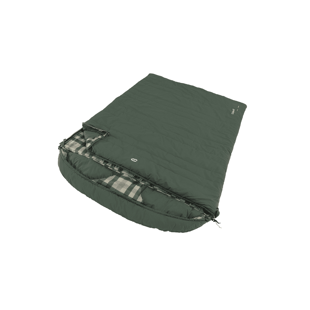Camper Lux Double Sleeping Bag - Forest Green