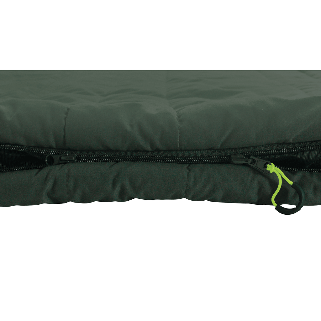 Camper Lux Double Sleeping Bag - Forest Green