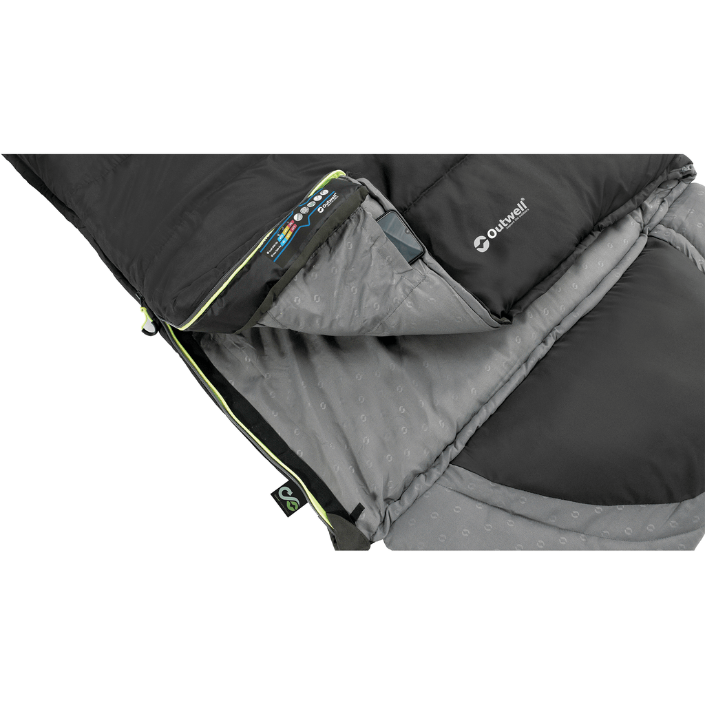 Contour Sleeping Bag (LH) - Midnight Black