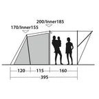 Sky 4 Person Tunnel Tent