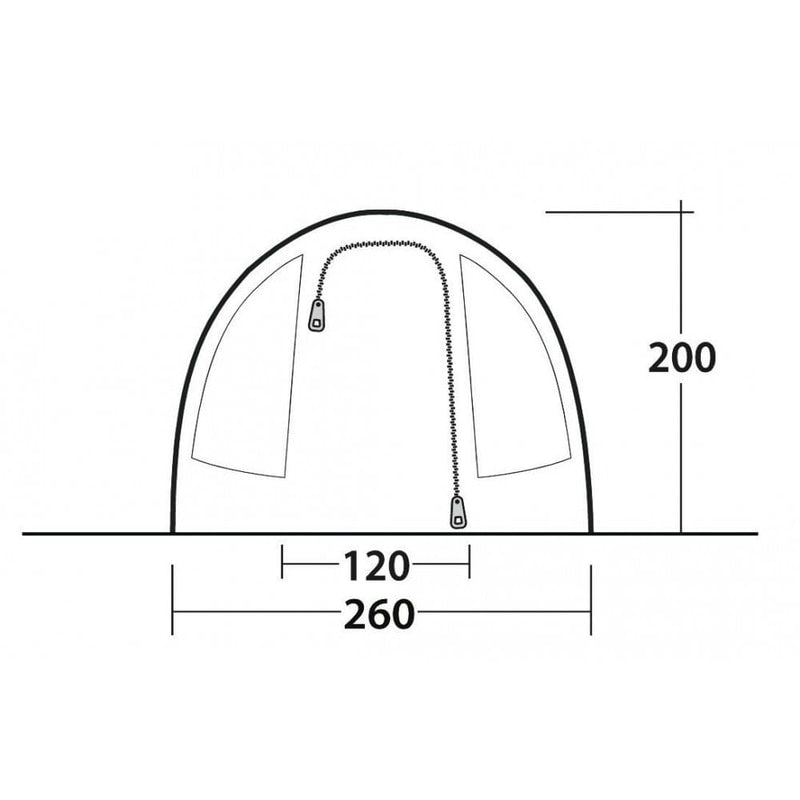 Sky 4 Person Tunnel Tent