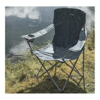 Spruce Folding Arm Chair - Fjord Blue