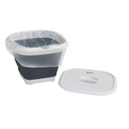 Collaps Bucket Square w/lid - Navy Night