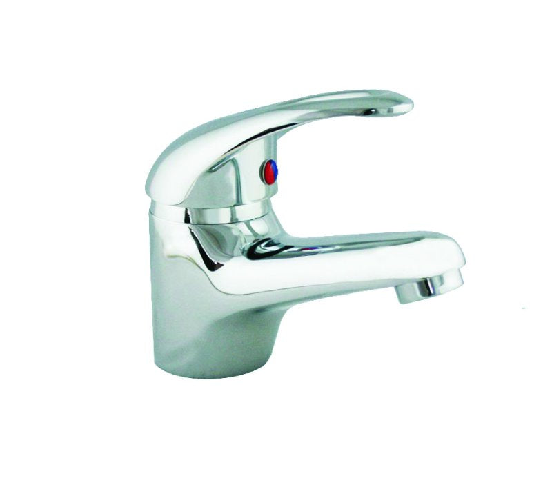 Chrome Metal Single Lever Wash Basin Mixer Tap