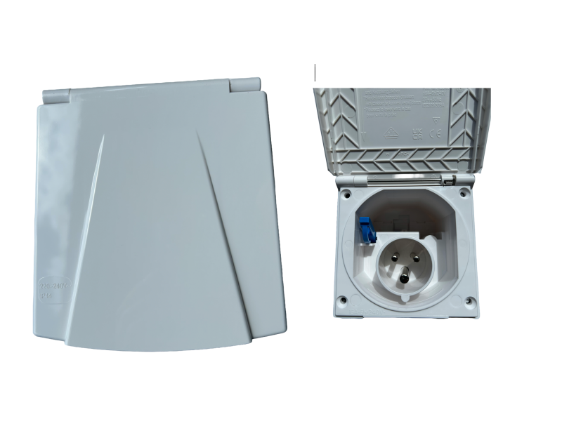 White TND Flush Fitting Mains Inlet
