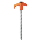 Heavy Duty Corkscrew Steel Pegs Per/20