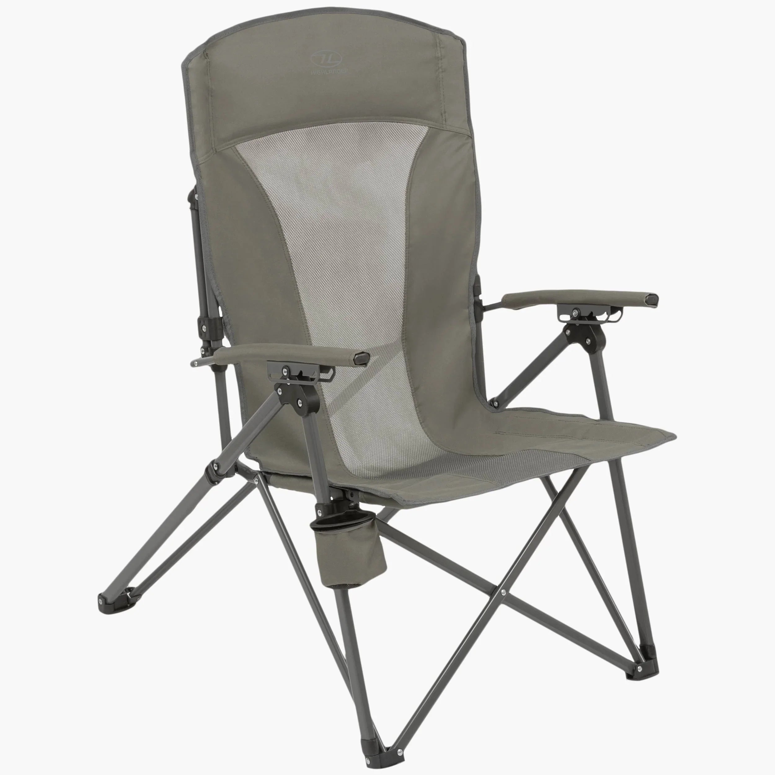Balvenie Recliner Camping Chair - Charcoal