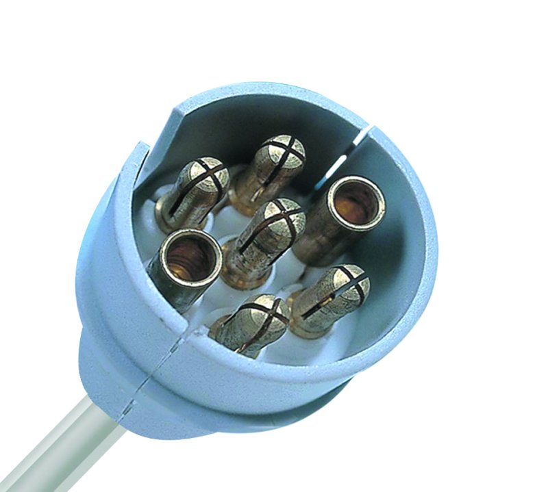7 Pin S Type Caravan Towing Plug