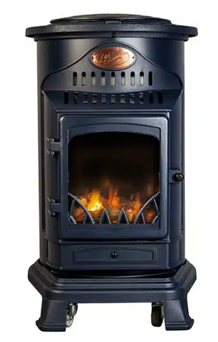 Navy Provence Living Flame Portable Calor Gas Stove