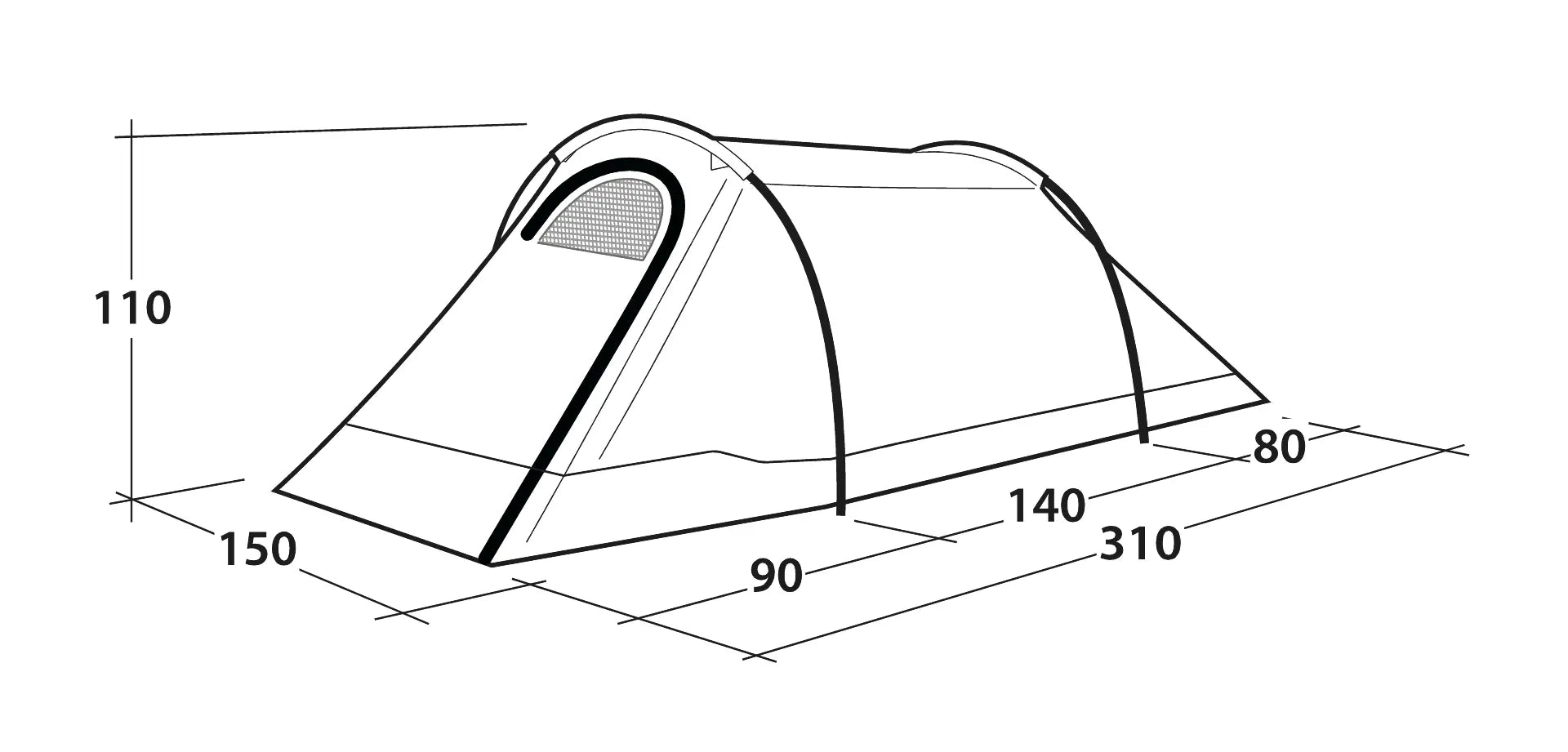 Earth 2 Person Tent