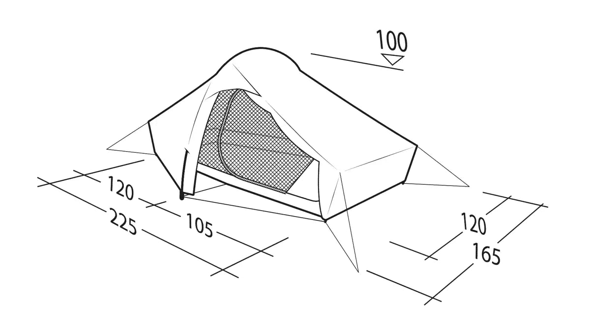 Chaser 2 LW 2 Person Tent