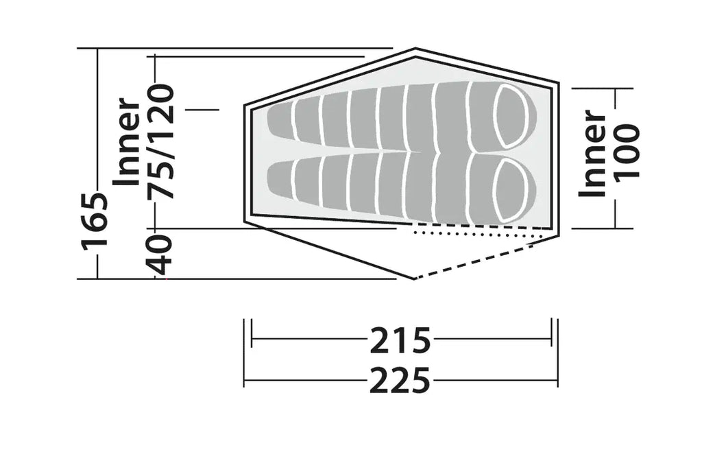 Chaser 2 LW 2 Person Tent